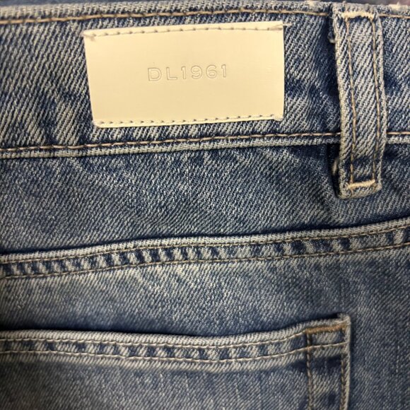 DL1961 Drew Straight-Leg Jeans Womens Size 26 Medium Wash - Picture 6 of 8